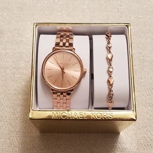 Michael Kors Pyper Rose Gold Stainless Steel Watch